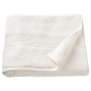 FREDRIKSJON Bath towel, white, 70x140 cm