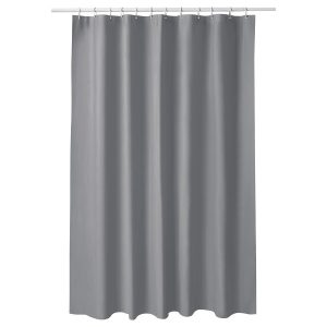 TYCKELN Shower curtain, grey/anthracite, 180x200 cm