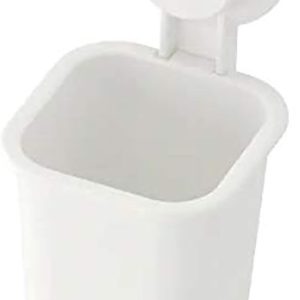 TISKEN Toothbrush holder with suction cup, white