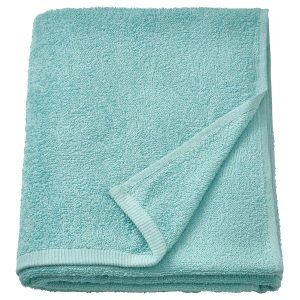 DIMFORSEN Bath sheet, turquoise, 100x150 cm