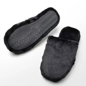 OBEGRANSAD Slippers, black, L/XL
