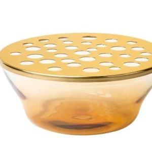 AROMATISK Vase, glass/lid, 9x21 cm