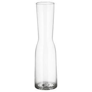 TIDVATTEN Vase, clear glass, 45 cm