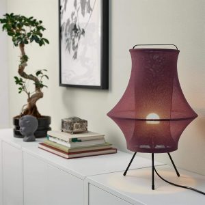 FYXNAS Table lamp, dark red, 44 cm