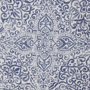 ANGSKLOCKA Shower curtain, white/blue, 180x200 cm