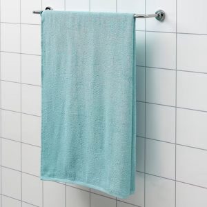 DIMFORSEN Bath towel, turquoise, 70x140 cm