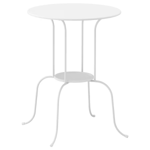 LINDVED Side table, white, 50x68 cm