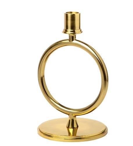 AROMATISK Candlestick/candle holder, brass-colour, 20 cm (Copy)